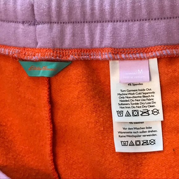 Eddie Bauer x Karla sweatpants — Rescue Orange — Medium - Picture 6 of 6